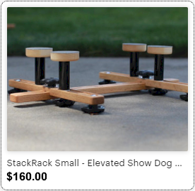 StackRack Small - Elevated Show Dog Stand