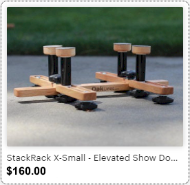 StackRack XSmall - Elevated Show Dog Stand